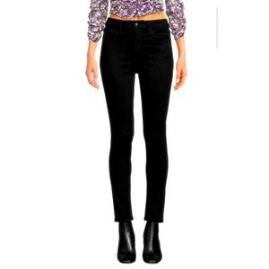 Joe’s high rise straight ankle black jeans